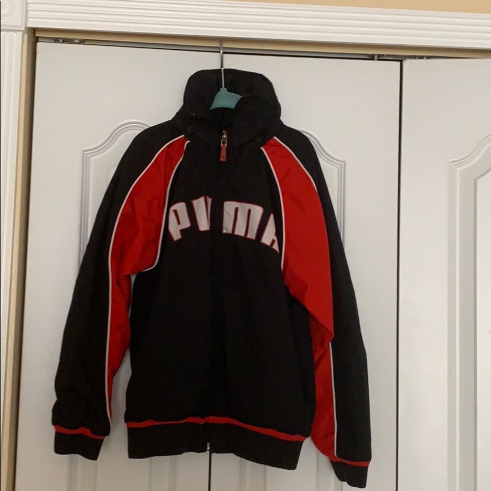 Boys Puma Windbreaker jacket.